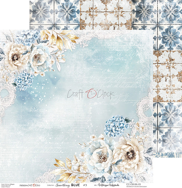 Something Blue 12x12 Paper Pack
