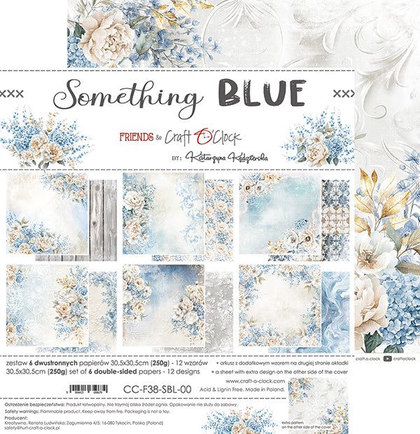 Something Blue 12x12 Paper Pack