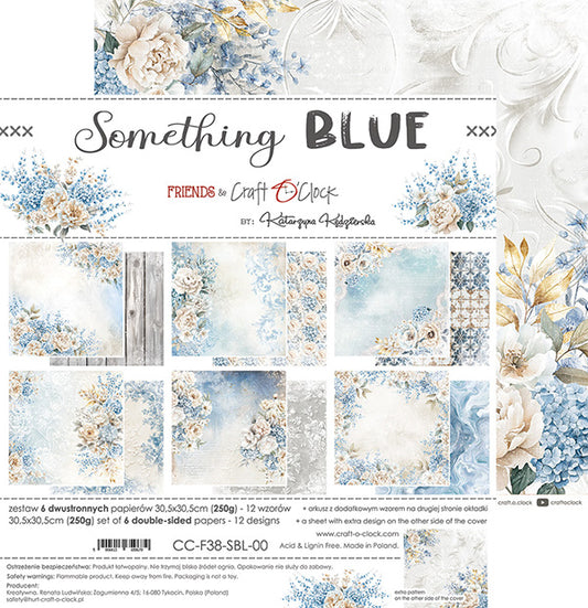 Something Blue 12x12 Paper Pack