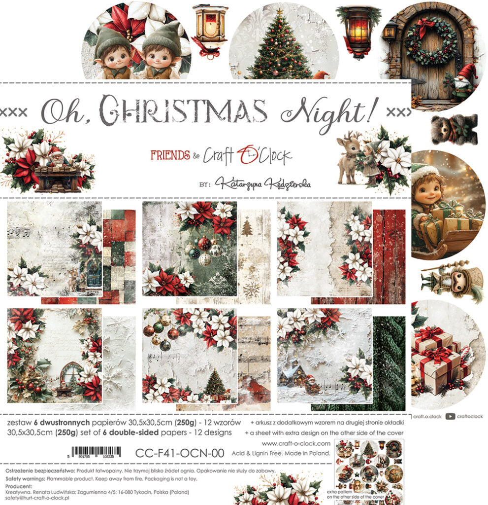 Oh, Christmas Night 12x12 Paper Pack
