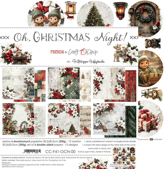 Oh, Christmas Night 12x12 Paper Pack