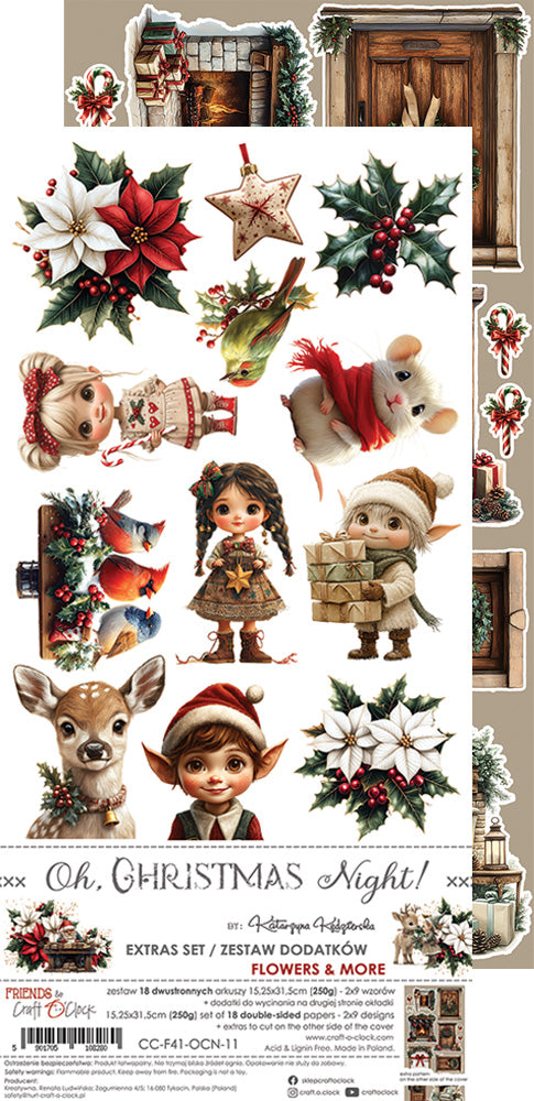 Oh, Christmas Night Extras Set - Flowers & More