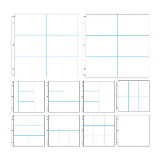 12x12 Album Refills - Assorted Dividers 10 pc - Couture Creations