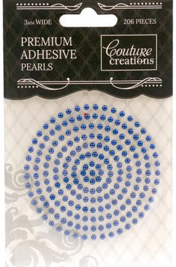 Creative Couture Premium Adhesive Pearls - Midnight Blue