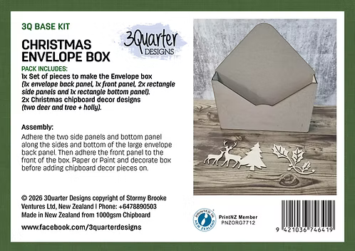 Christmas Envelope Box