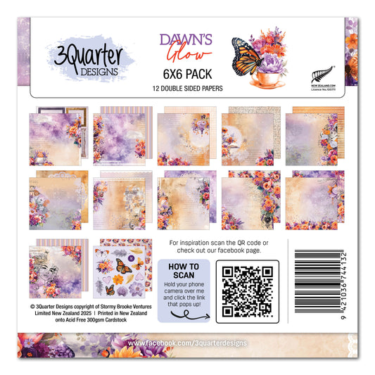 Dawn's Glow 6x6 Paper Pack