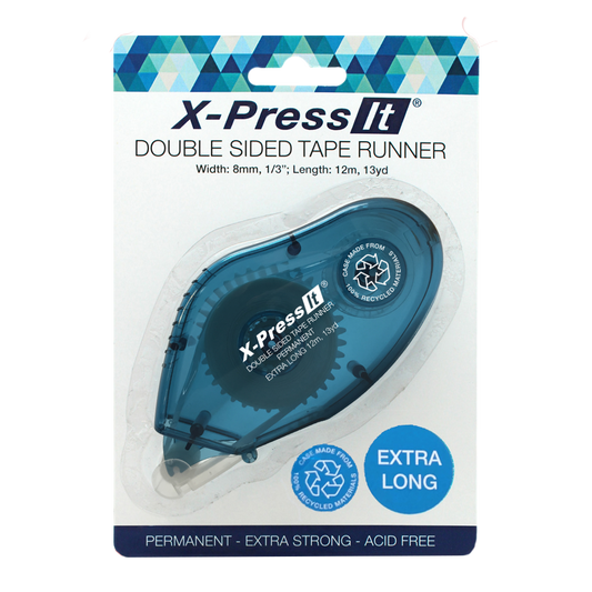 X-Press It Double Sided Tape Runner 8mm Permanent