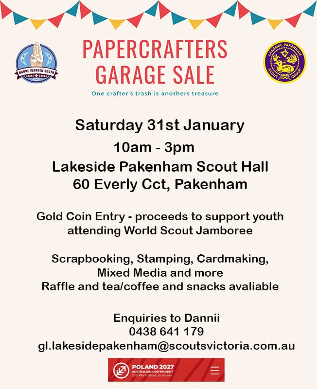 Papercrafters Garage Sale - Pakenham