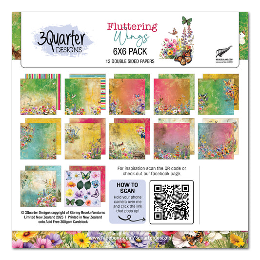 Fluttering Wings 6x6 Paper Pack