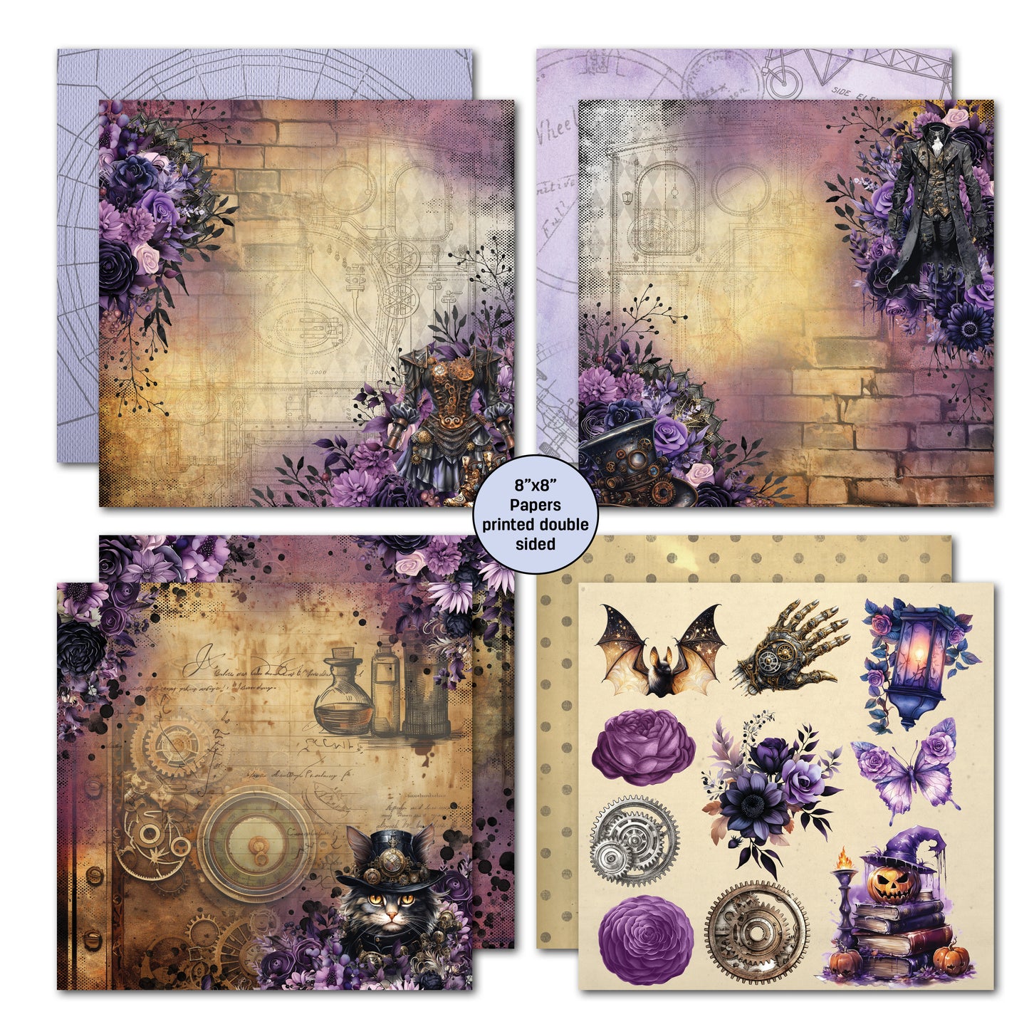Gothic Innovation 8x8 Paper Pack
