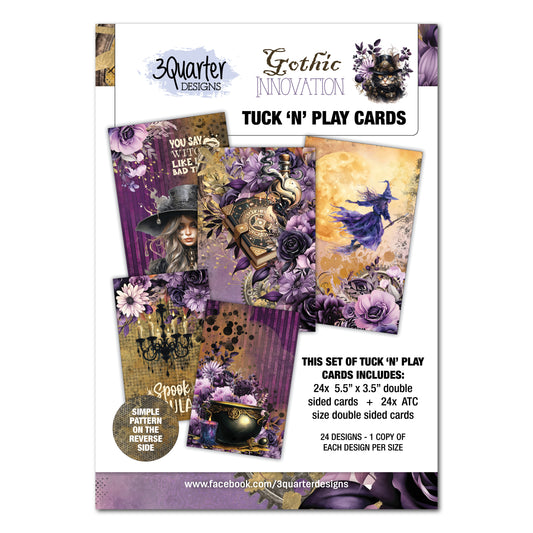 Gothic Innovations Tuck 'N' Play Cards