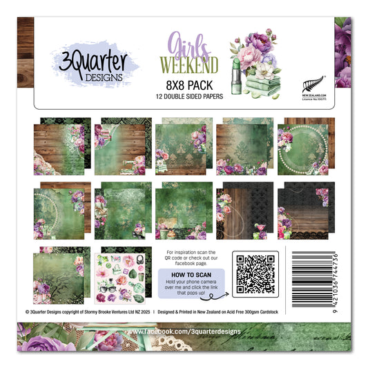 Girls Weekend 8x8 Paper Pack