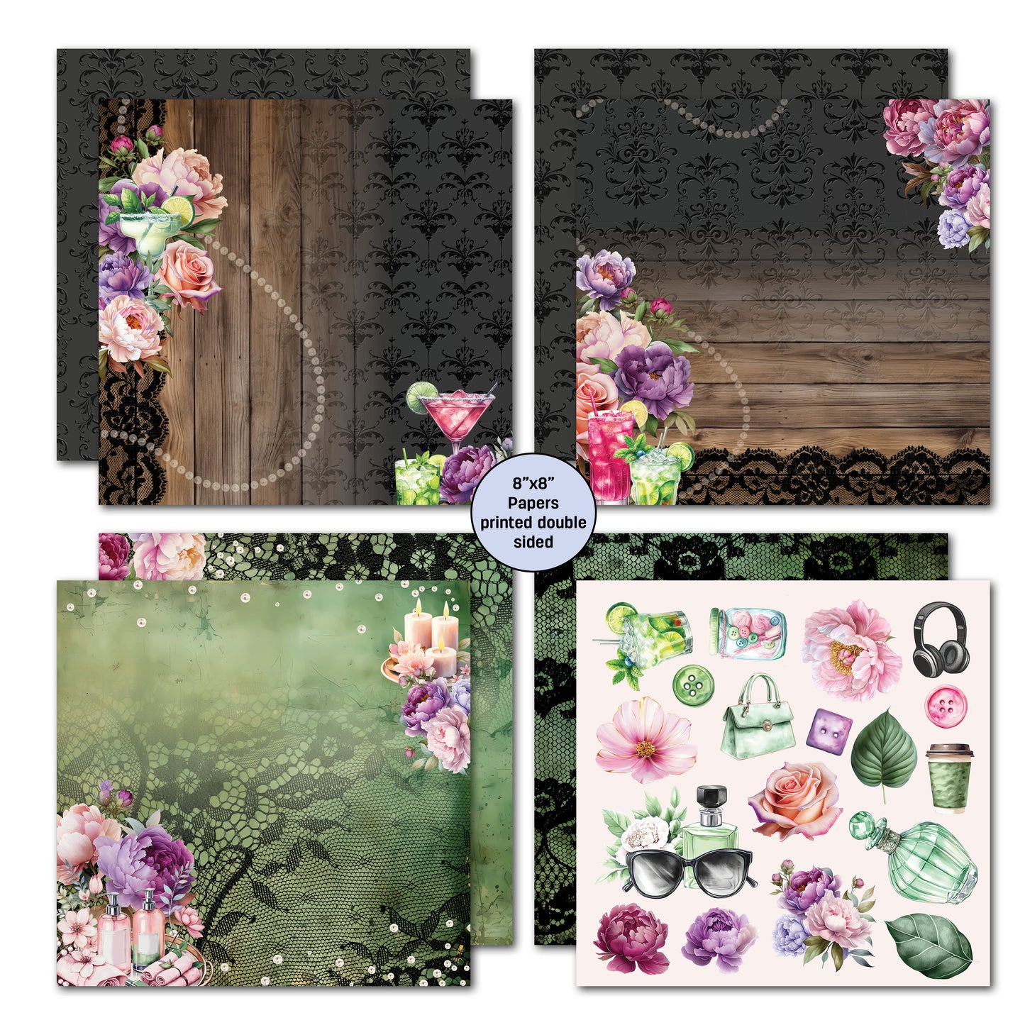 Girls Weekend 8x8 Paper Pack