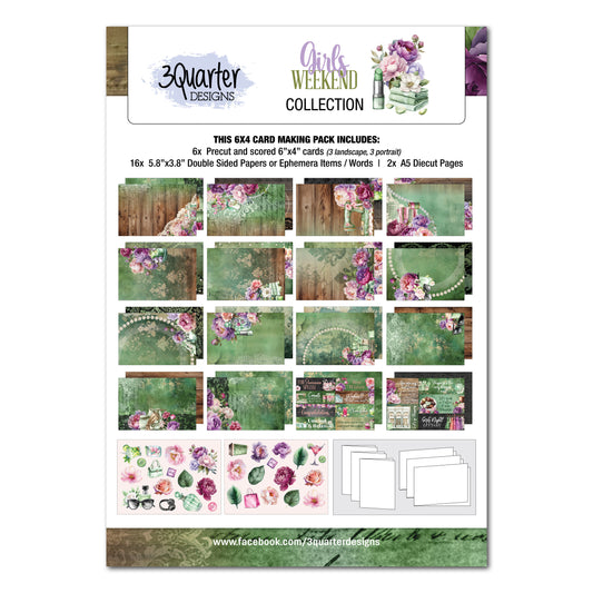 Girls Weekend 6x4 Card Making Pack