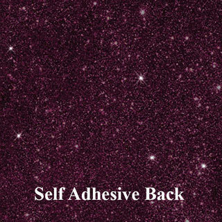 Fuschia Fantasy Self Adhesive Glitter Cardstock