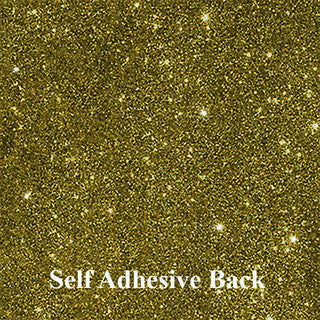 Rich Gold Slef Adhesive Glitter Cardstock
