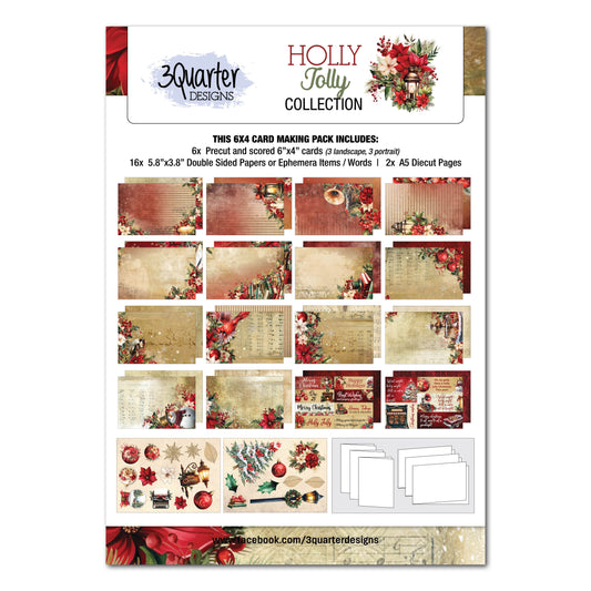 Holly Jolly 6x4 Card Pack