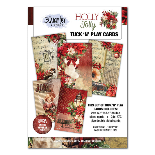 Holly Jolly Tuck n' Play Cards