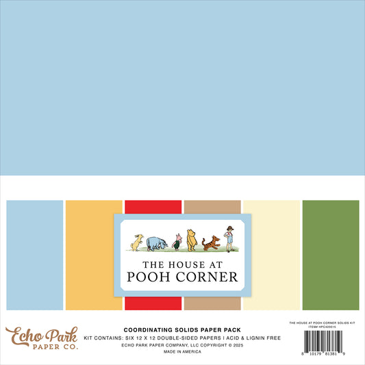 The House at POOH Corner Coordinating Solids Paper Pack