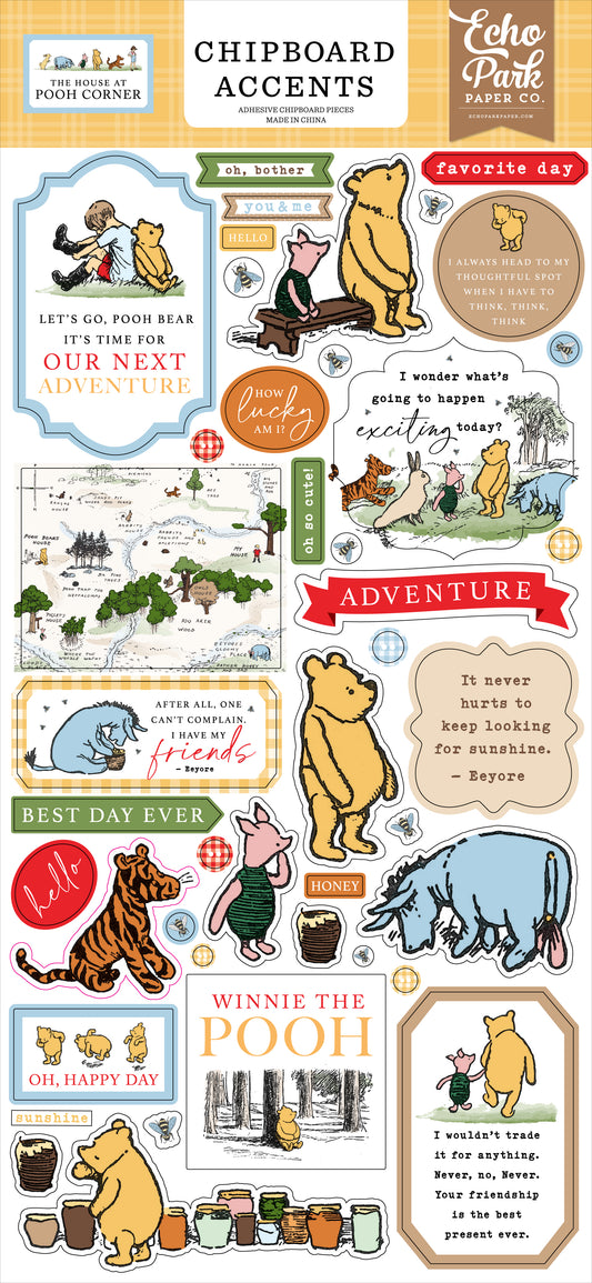 The House at POOH Corner Chipboard Accents