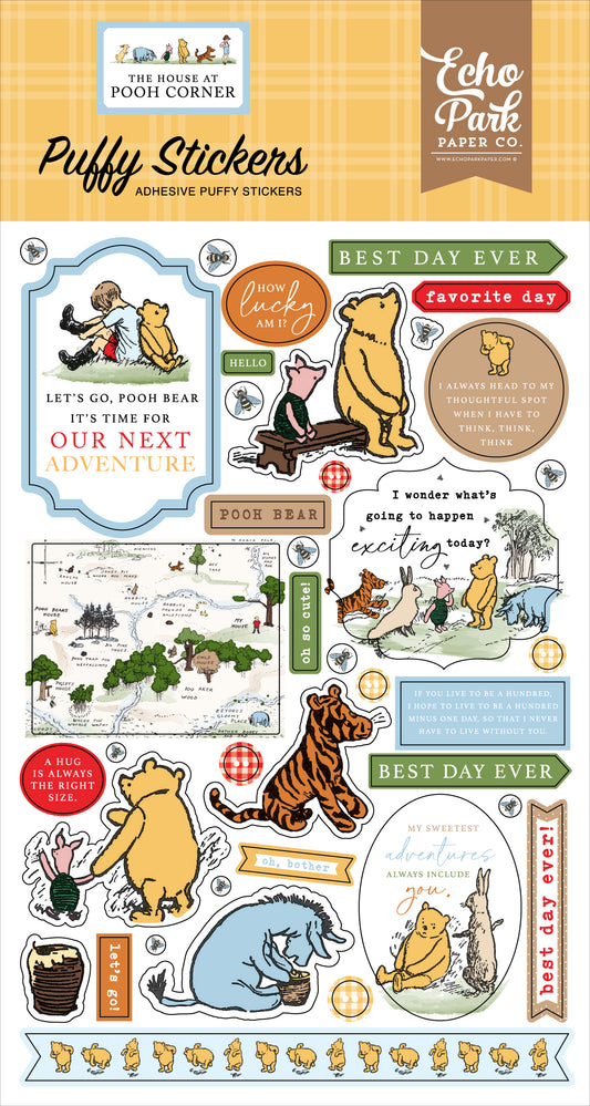 The House of POOH Corner Puffy Stickers