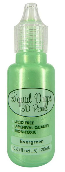 Liquid Drops 3D Pearls - Evergreen