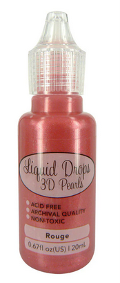 Liquid Drops 3D Pearls - Rouge