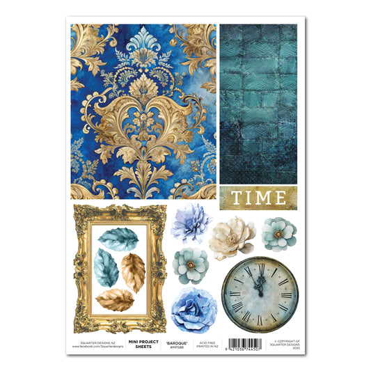 Grunged Baroque Mini Project Sheet