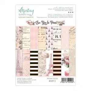 See You In Paris 6X8 add-on paper pack