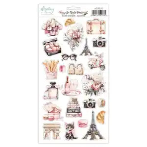 See You In Paris Paper Stickers - Elements