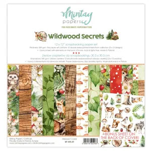 Wildwood Secrets - 12x12 scrapbooking paper set
