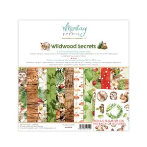 Wildwood Secrets - 8x8 scrapbooking paper set