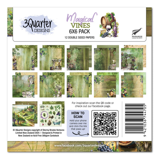 Magical Vines 6x6 Paper Pack