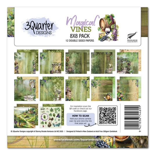 Magical Vines 8x8 Paper Pack