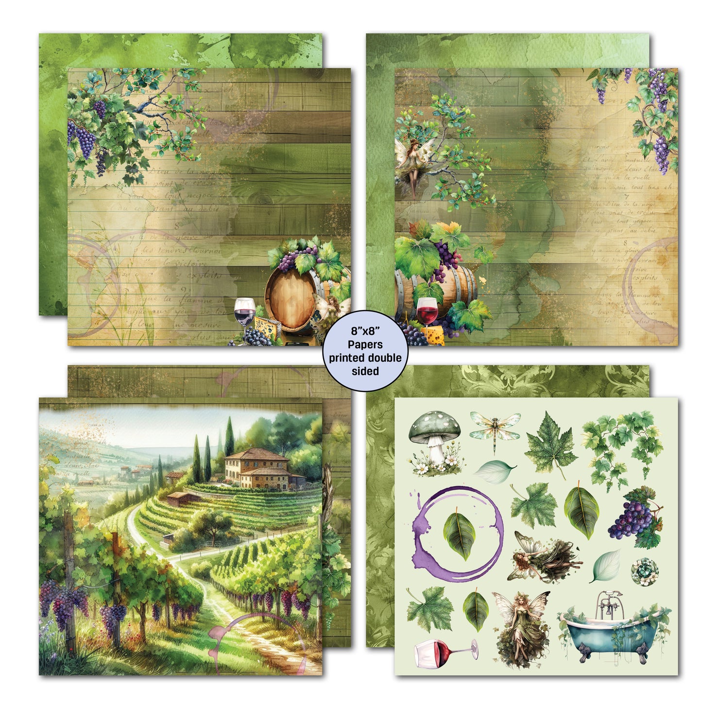 Magical Vines 8x8 Paper Pack