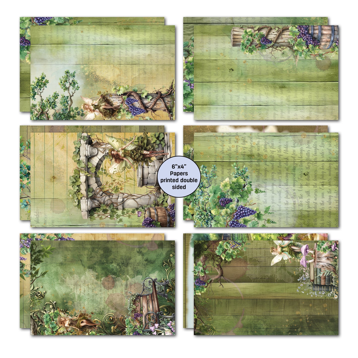 Magical Vines 6x4 Card Making Pack