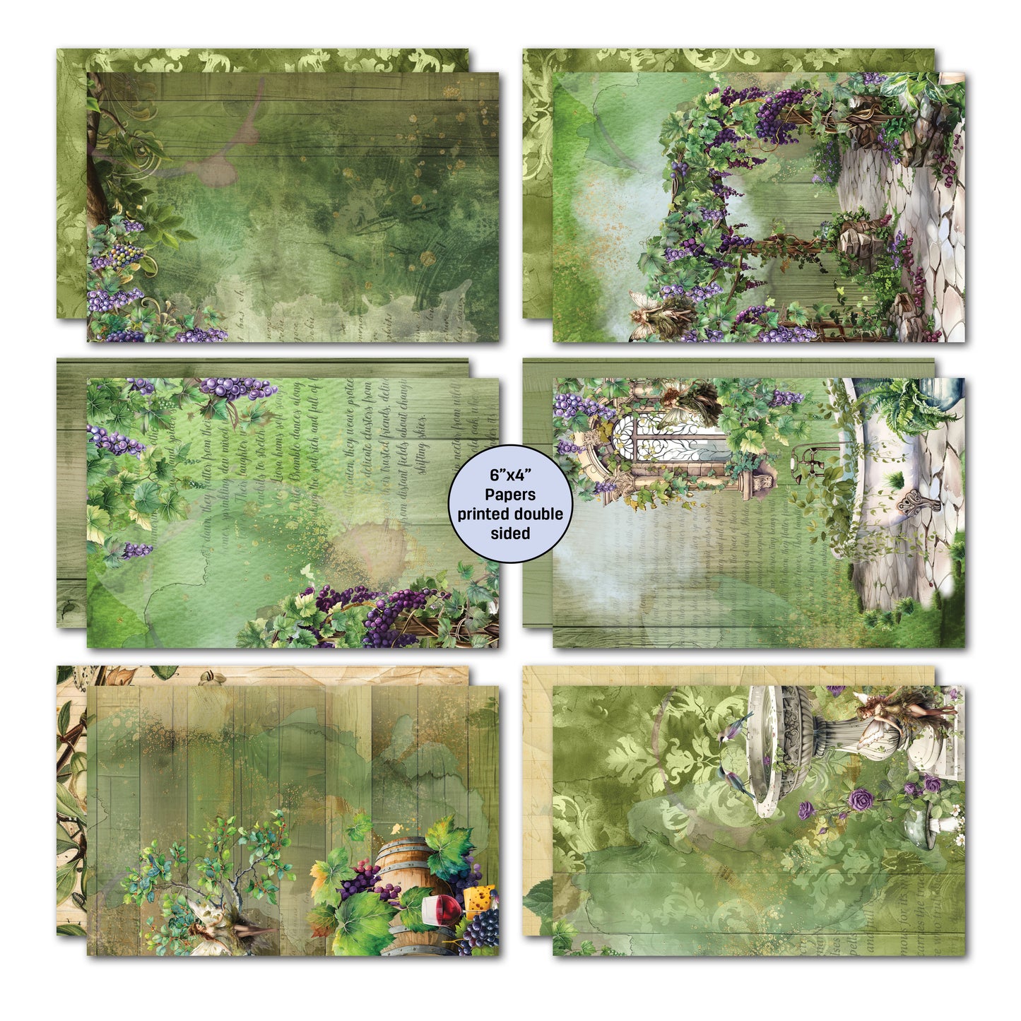 Magical Vines 6x4 Card Making Pack