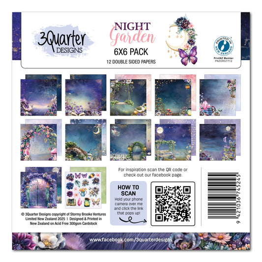 Night Garden 6x6 Paper Pack