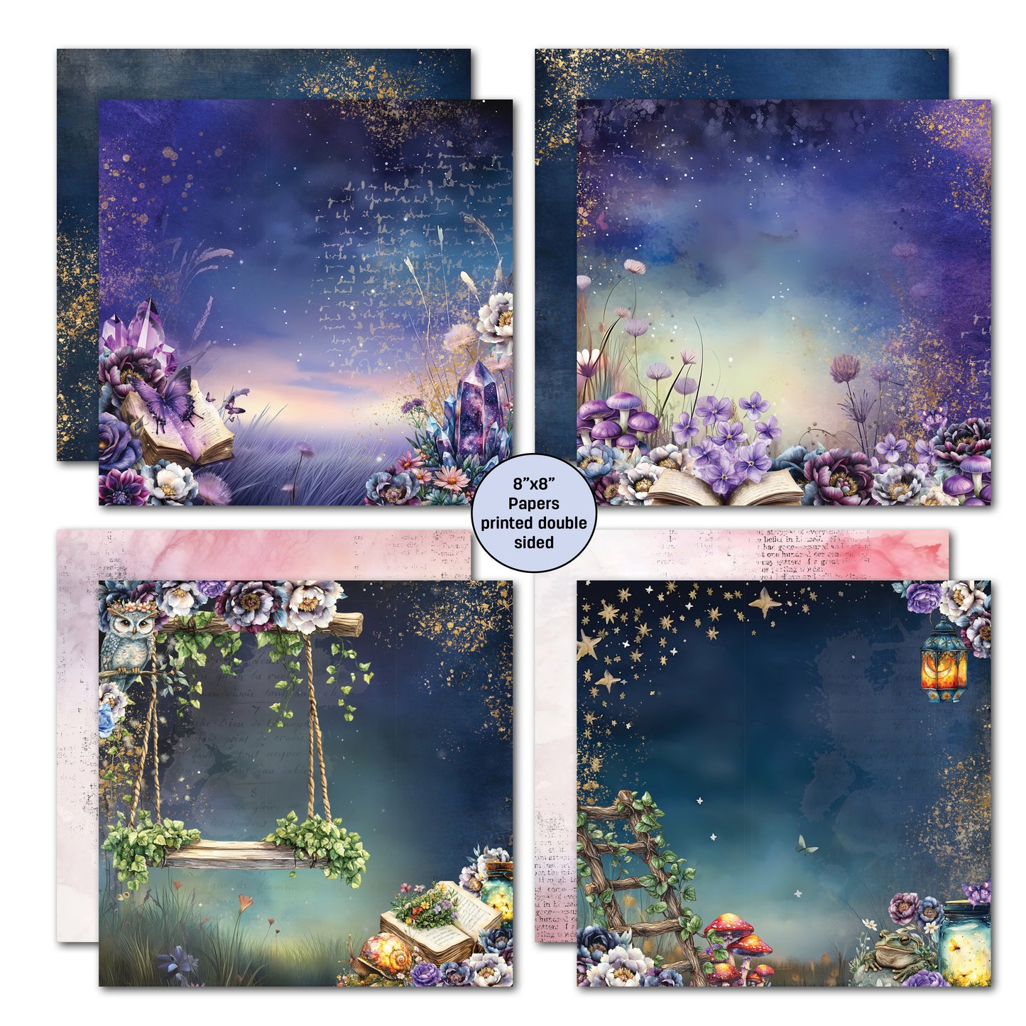 Night Garden 8x8 Paper Pack