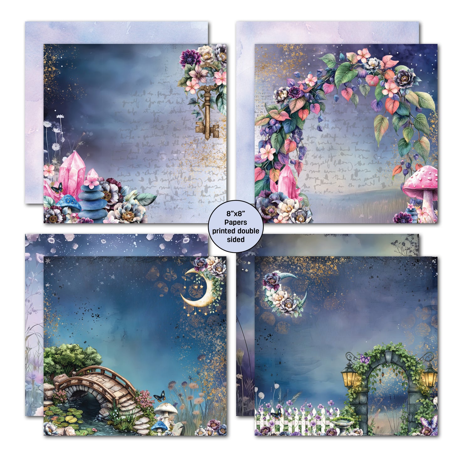 Night Garden 8x8 Paper Pack