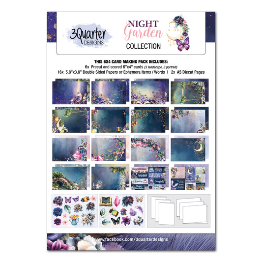 Night Garden 6x4 Card Pack