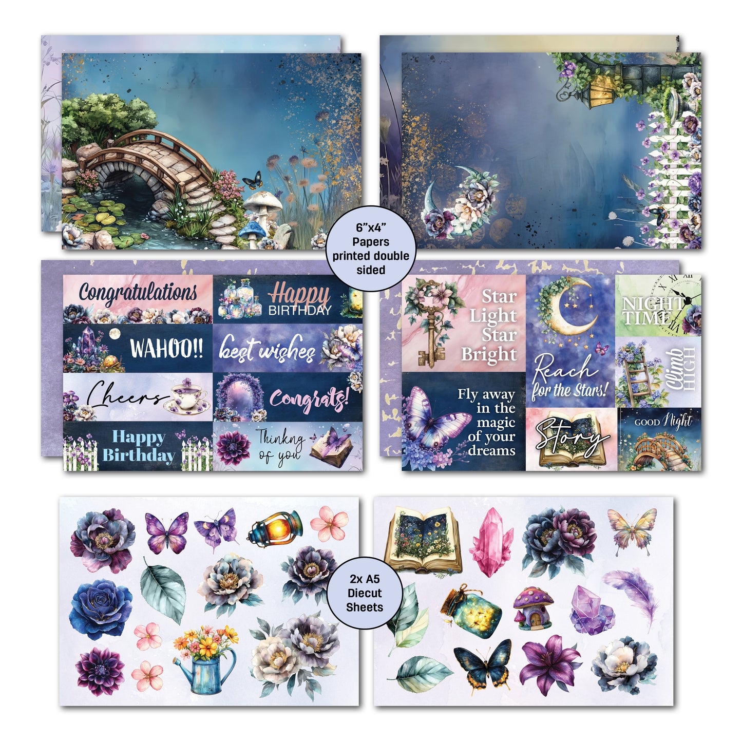 Night Garden 6x4 Card Pack