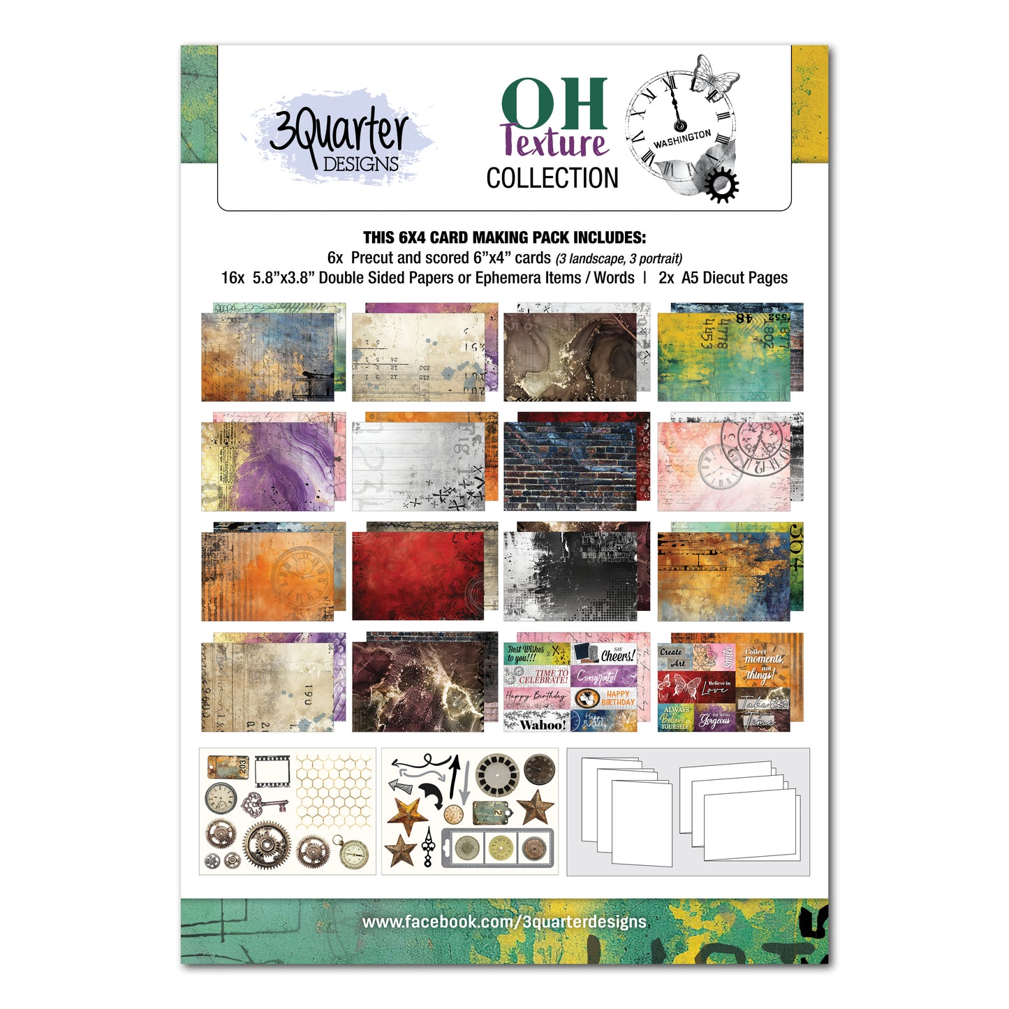 OH Texture 6x4 Card Pack