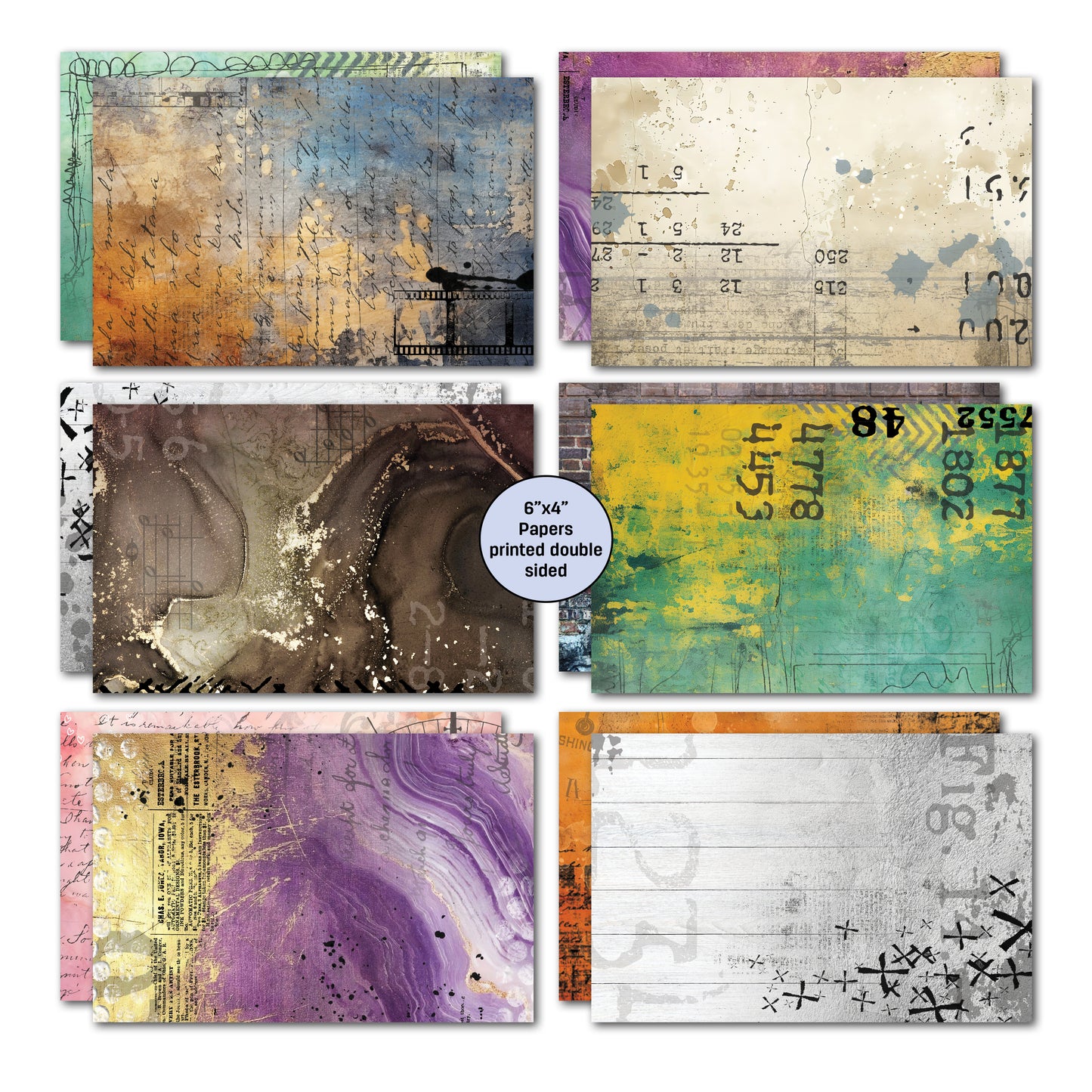 OH Texture 6x4 Card Pack