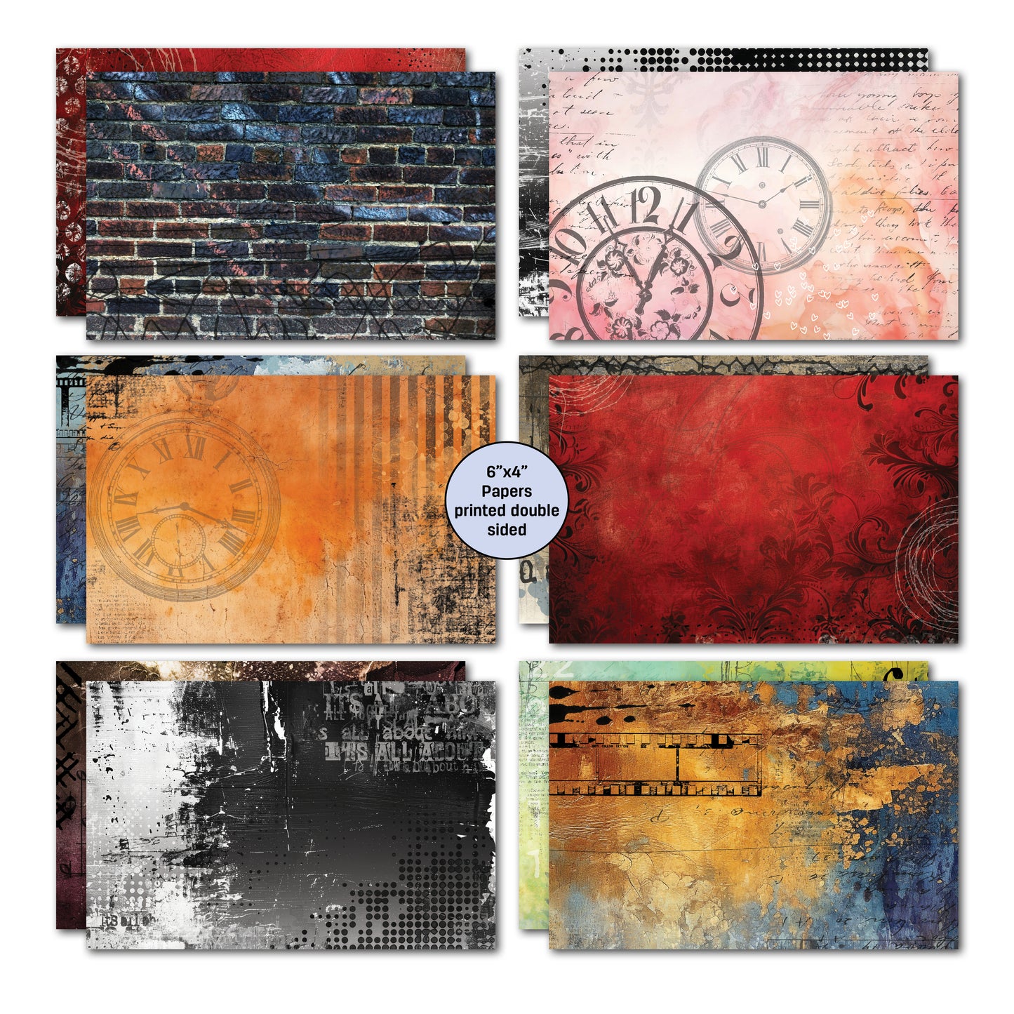 OH Texture 6x4 Card Pack