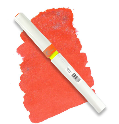Winkles Glitter Brush Marker - Orange