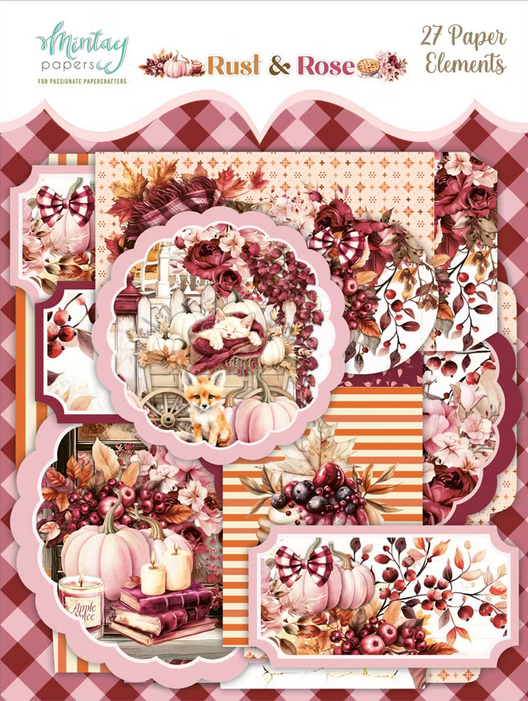 Rust & Rose Paper Elements