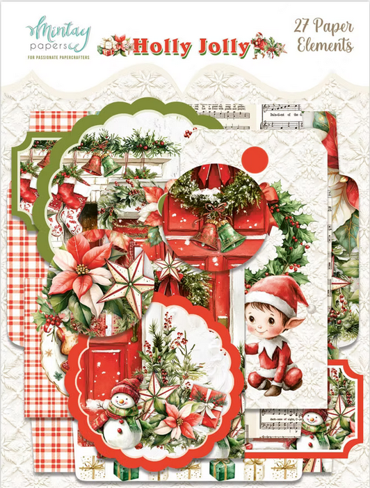 Holly Jolly Paper Elements