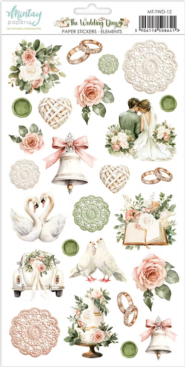 The Wedding Day Papert Sticker - Elements