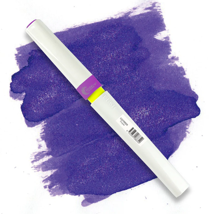 Winkles Glitter Brush Marker - Purple